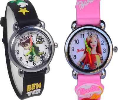 Fashion Gateway Ben10 and Barbie Kids Watch_FG17 (Also best for Birthday gift and return gift for kids) Watch  - For Boys & Girls   Watches  (Fashion Gateway)