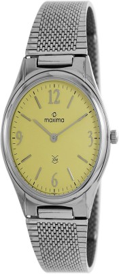 Maxima Analog Gold Dial Unisex Watch  - For Men & Women   Watches  (Maxima)