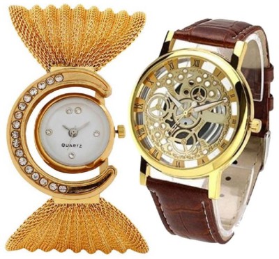 peter india stylish open and jwel Watch  - For Couple   Watches  (peter india)