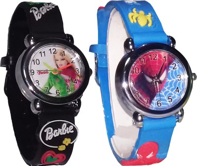 ARIHANT RETAILS Barbie and Spiderman Kids Watch_AR12 (Also best for Birthday gift and return gift for kids) Watch  - For Boys & Girls   Watches  (Arihant Retails)