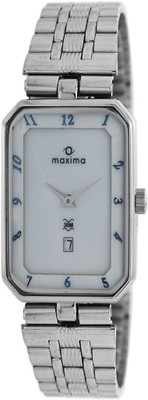 

Maxima Analog White Dial Unisex Watch - For Men & Women