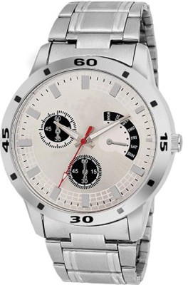 KAYA LR101 Chronograph Pattern Silver Sport Watch  - For Men   Watches  (KAYA)