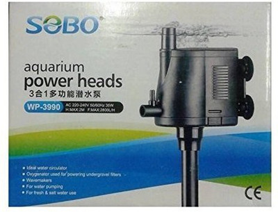 

Foodie Puppies Sobo WP-3990 Multifunction Submersible Air Aquarium Pump(304.8 cm)