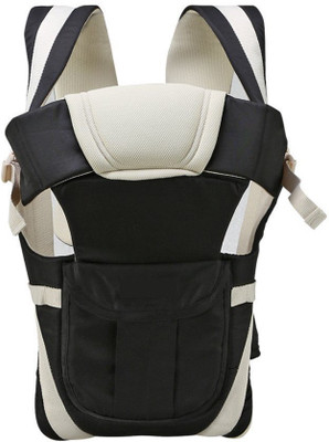 Continental Adjustable Hands-Free 4-in-1 Front Baby Carrier Bag ( Black ) Baby Cuddler(Black, Front Carry facing in)