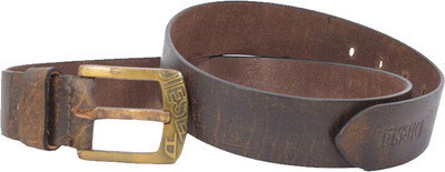 

clothifashion Men Casual Brown Texas Leatherite Belt