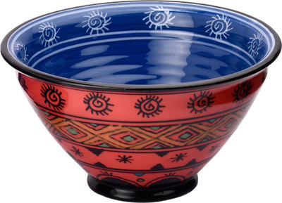 

Amber Shine Popcorn Bowl Ceramic Bowl(Multicolor, Pack of 1)