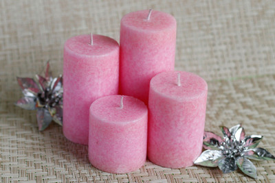 

Sayee Beautiful Decorative Candle Candle(Pink, Pack of 4)