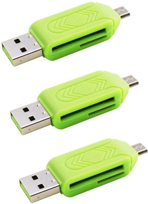 

YTM YTM (Pack of 3) OTG Multi SD + Micro SD Card Reader(Mulitcolor)
