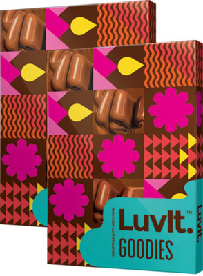 

Luvit Goodies Delectable Chocolates 142.9g (Pack of 2) Bars(Pack of 2, 142.9 g)