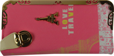 

Glitters Online Casual Pink Clutch