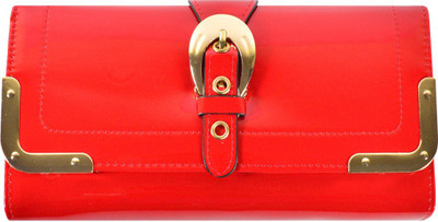 

Glitters Online Party Red Clutch