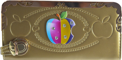 

Glitters Online Casual Gold Clutch
