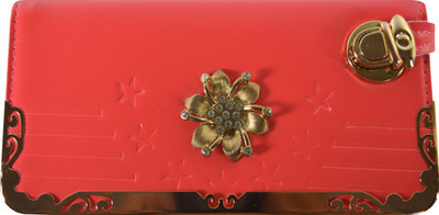 

Glitters Online Casual Pink Clutch