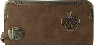 

Glitters Online Casual Brown Clutch