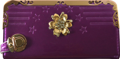 Glitters Online Casual Purple Clutch