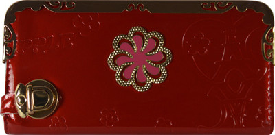 

Glitters Online Casual Maroon Clutch