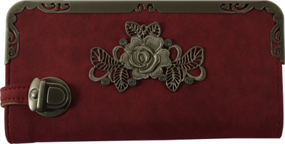 

Glitters Online Casual Red Clutch
