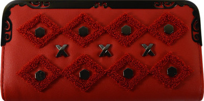 

Glitters Online Casual Red Clutch