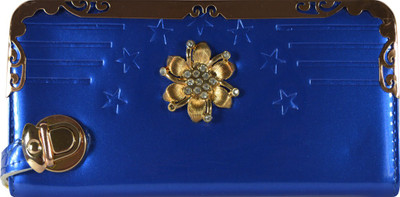 

Glitters Online Casual Blue Clutch
