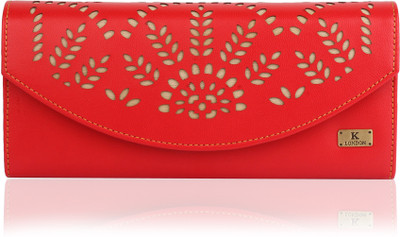 

K London Casual Red Clutch