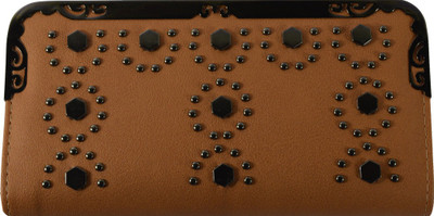

Glitters Online Casual Tan Clutch