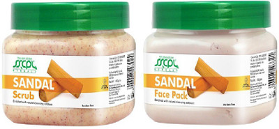 

SSCPL Herbals Sandal Scrub & Face Pack (150gms each)(Set of 2)