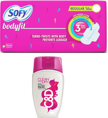 

sofy Bodyfit, Clean and Dry Intimate Wash(Set of 2)