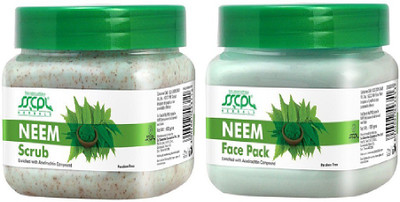 

SSCPL Herbals Neem Scrub & FacePack (150gms each)(Set of 2)