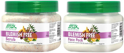 

SSCPL herbals Blemish Free Scrub & Face Pack (150gms each)(Set of 2)