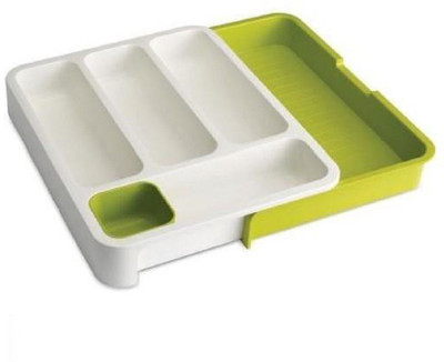 

Bruzone Empty Cutlery Box Drawer Case(Green Holds 24 Pieces)