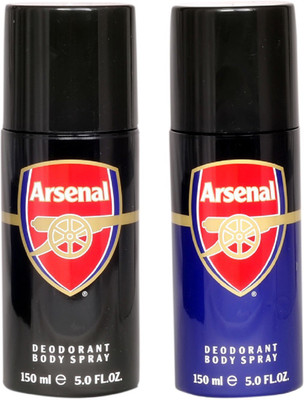 

ARSENAL Blue Black Deodorant Spray - For Men(300 ml, Pack of 2)