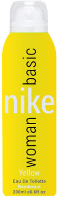 

Nike Basic Yellow Body Spray - For Women(200 ml)