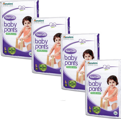 

Himalaya Total Care Large Sizebaby Pants Diapers (54 Count) set of 4 - L(54 Pieces)