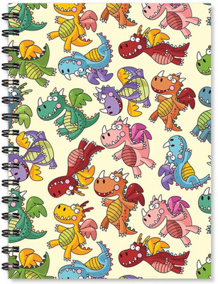

100yellow A5 Notebook(Notebook | Printed Note book | Designer Wire Bound Ruled Paper Sheets Personal and Office Stationary Notebooks Diary-Ideal for Kids, Multicolor)
