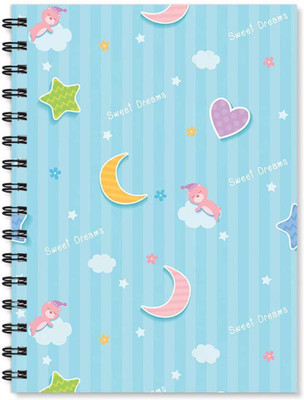 

100yellow A5 Notebook(Notebook | Printed Note book | Designer Wire Bound Ruled Paper Sheets Personal and Office Stationary Notebooks Diary-1 Piece (170 Pages,Blue), Multicolor)