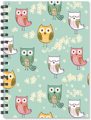 

100yellow A5 Notebook(Notebook | Bird Printed Note book | Designer Wire Bound Ruled Paper Sheets Personal and Office Stationary Notebooks Diary-Ideal for Kids, Multicolor)