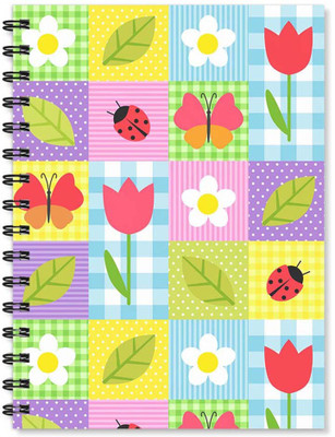 

100yellow A5 Notebook(Notebook | Printed Note book | Designer Wire Bound Ruled Paper Sheets Personal and Office Stationary Notebooks Diary-Ideal for Kids, Multicolor)