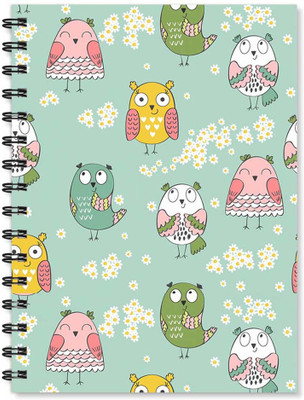 

100yellow A5 Notebook(Notebook | Bird Printed Note book | Designer Wire Bound Ruled Paper Sheets Personal and Office Stationary Notebooks Diary-Ideal for Kids, Multicolor)