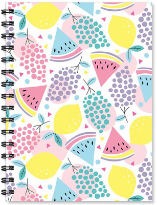 

100yellow A5 Notebook(Notebook | Printed Note book | Designer Wire Bound Ruled Paper Sheets Personal and Office Stationary Notebooks Diary-1 Piece (170 Pages), Multicolor)