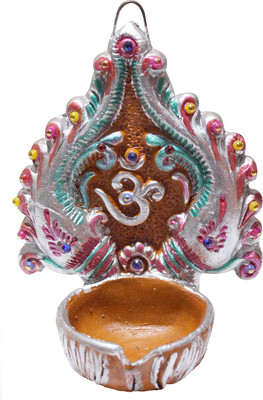 

Blutec Terracotta Hanging Diya(Height: 5.51 inch)