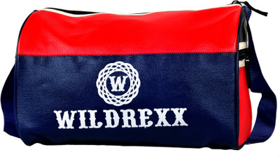 

Wildrexx weekend travel bag Gym Bag(Red, Blue), Blue;red