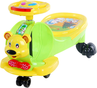 

Delia Car Non Battery Operated Ride On(Yellow)