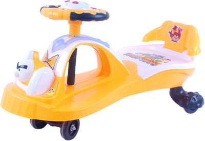 

Delia Car Non Battery Operated Ride On(Yellow)