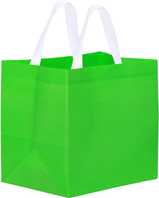 

NATURE'S BAG GREEN NON WOVEN BOX TYPE OF BAGS Pack of 10 Grocery Bags(Green)