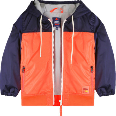 

Cherry Crumble California Full Sleeve Solid Baby Boys & Baby Girls Jacket, Orange blue