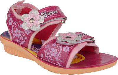 

WINDY Girls Velcro Flats(Pink