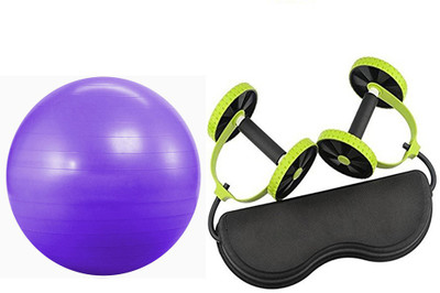 

Fitness Carnival Revoflex Xtreme Re-Strengthening Workout Gym Rope + Anti Burst Gym Ball With Foot Pump Combo Gym & Fitness Kit