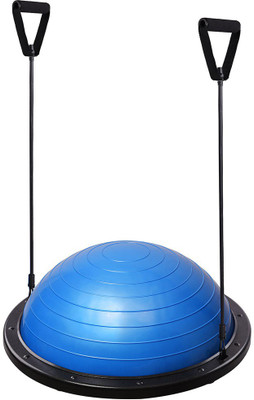 

Fitness Carnival Bosu Ball With Strap And Foot Pump Gym Ball(With Pump), Multicolor