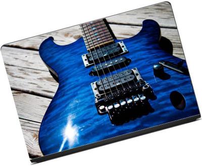 

Anweshas Printed on 3M Vinyl, Premium Quality, HD, UV Printed, Laminated, Bubble Free, Scratchproof, Washable, Easy to Install Laptop Skin/Sticker/Vinyl/Cover for 13.1, 13.3, 14.1, 14.4, 15.1, 15.6 inches (Blue Guitar) vinyl Laptop Decal 15.6