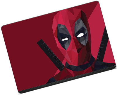 

Anweshas Printed on 3M Vinyl, Premium Quality, HD, UV Printed, Laminated, Bubble Free, Scratchproof, Washable, Easy to Install Laptop Skin/Sticker/Vinyl/Cover for 13.1, 13.3, 14.1, 14.4, 15.1, 15.6 inches (RedColourMask-design) vinyl Laptop Decal 15.6